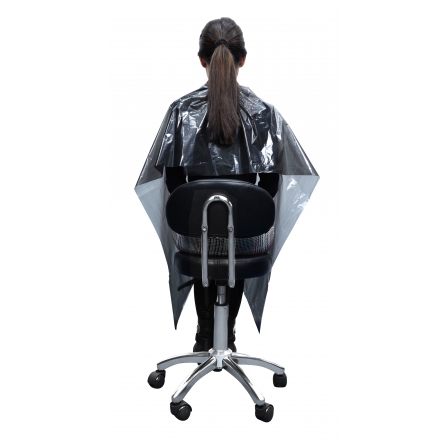PENTEADORES DESCARTAVEIS PRETOS TRANSLUCIDOS 90x120cm 30un