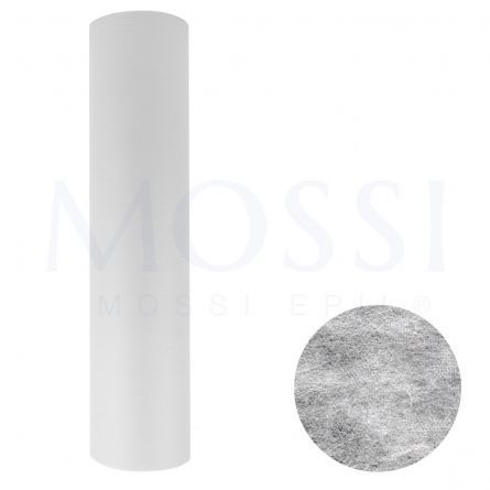 Rolo TNT tecido marquesa 13grs 60cmx80mt c/pic. Branco      