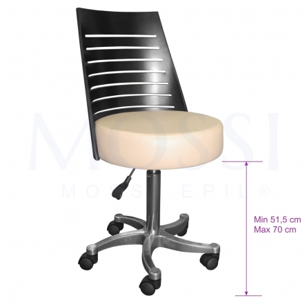 banco estetica, banco estética de sela com encosto, assento elevatório, stool, hidraulic saddle stool with backrest, mossi epil, bar stool, hairdresser, salon stool