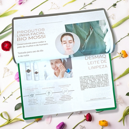catálogo cosmética, bio mossi, bio cosméticos, face creams, face masks