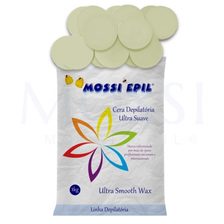 cera depilatoria creme cremosa discos, comprar cera depilatoria, cera de depilação, cera quente, mossi epil, 1kg