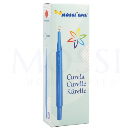 cureta cirurgica, cureta cirúrgica, cureta dermatológica, Cureta descartável para biopsia dermatologica, curette dermatologique, mossi epil