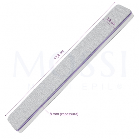 dupla face, lima 240/400 grão lavável para unhas