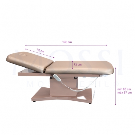 dimensões de marquesa eletrica