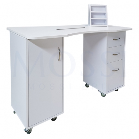 mesa de manicure com aspiração, mesa de manicure profissional, manicure table with dust collector, nail manicure table, mossi epil