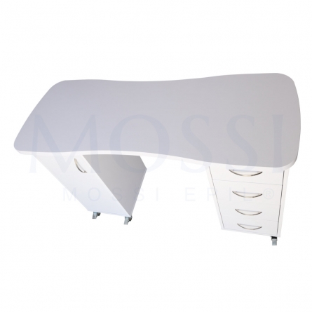 MESA MANICURE DUPLA BRANCA