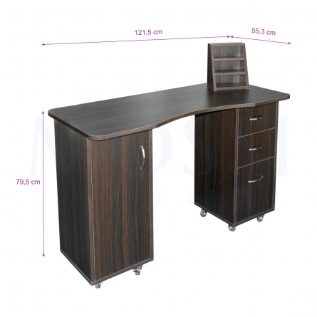 dimensões mesa de manicure