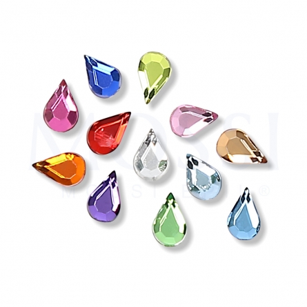 Nail Art Rhinestone Pack 1200 top-quality sparkling stones - Rhinestone Deco, mossi epil teardrop shape