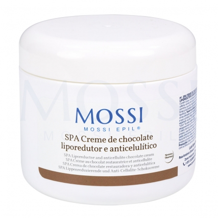 spa, creme liporedutor anti-celulitico chocolate, modelador, spa, chocolate anti-cellulite cream, modelling, mossi epil