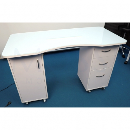 tampo vidro fosco retangular na mesa